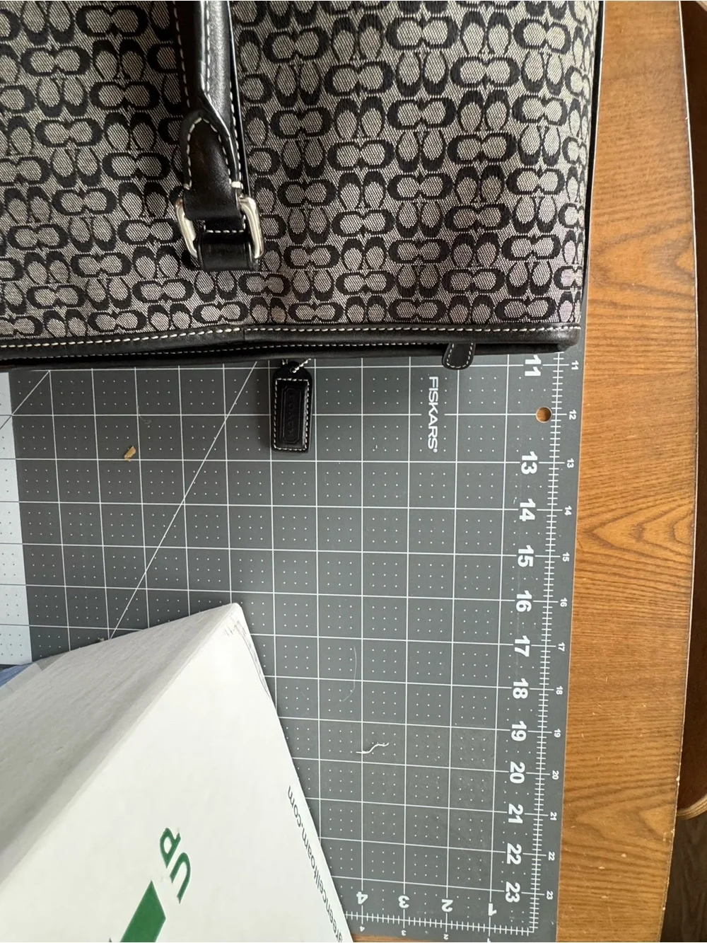 Coach tote signature